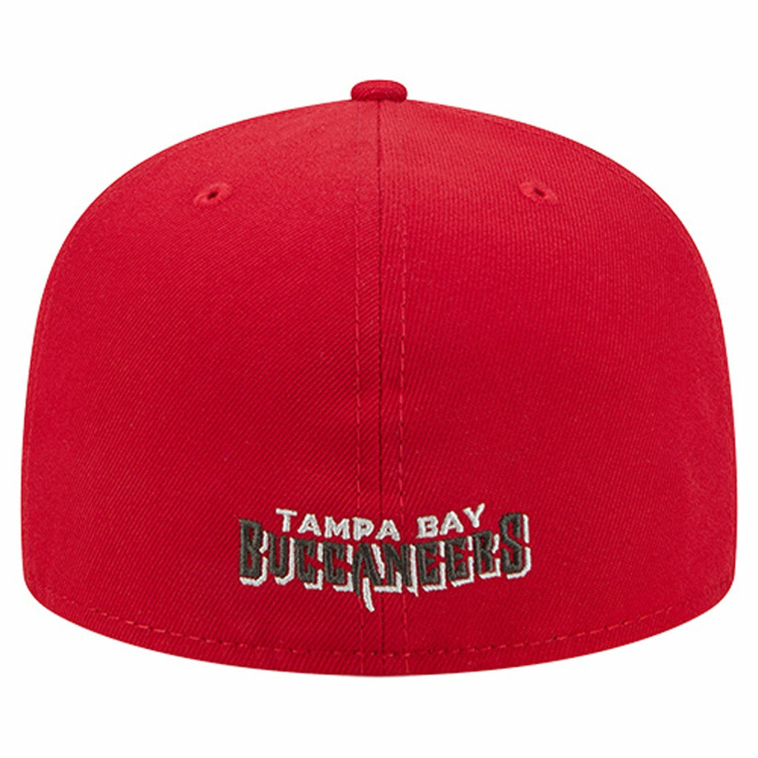 Tampa Bay Buccaneers New Era Overlap Wordmark 59FIFTY Fitted Hat - Red Hats