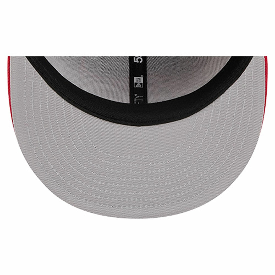 Tampa Bay Buccaneers New Era Overlap Wordmark 59FIFTY Fitted Hat - Red Hats