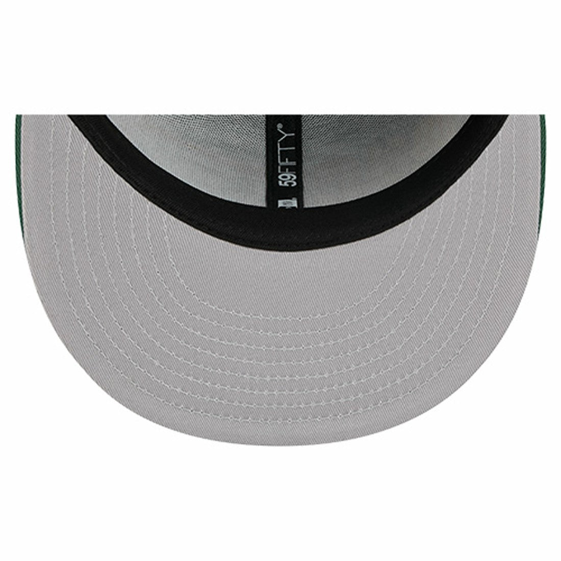 Green Bay Packers New Era Overlap Wordmark 59FIFTY Fitted Hat - Green Hats