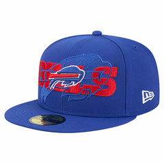 Buffalo Bills New Era Overlap Wordmark 59FIFTY Fitted Hat - Royal Hats