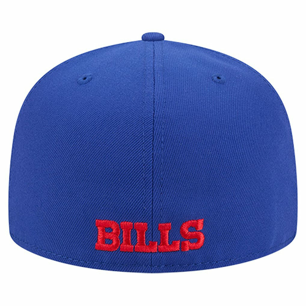 Buffalo Bills New Era Overlap Wordmark 59FIFTY Fitted Hat - Royal Hats