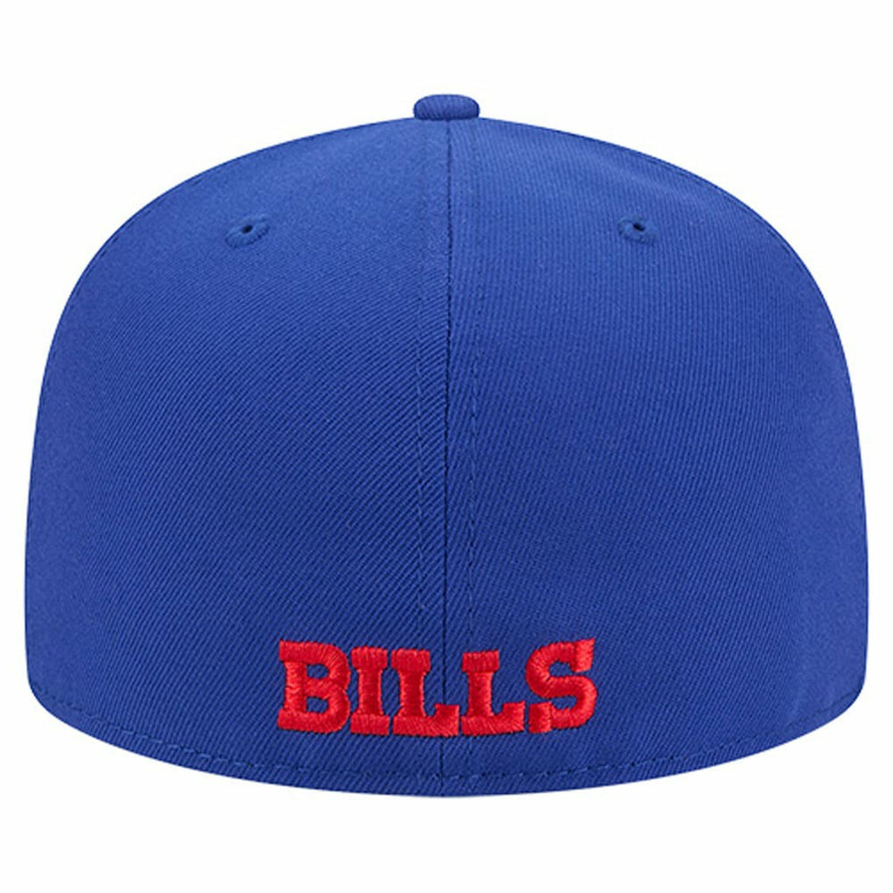 Buffalo Bills New Era Overlap Wordmark 59FIFTY Fitted Hat - Royal Hats