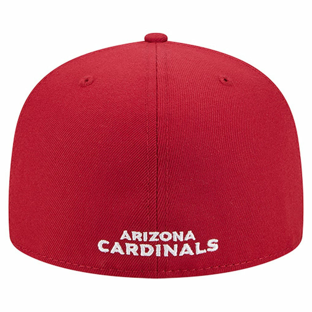 Arizona Cardinals New Era Overlap Wordmark 59FIFTY Fitted Hat - Cardinal Hats
