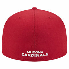 Arizona Cardinals New Era Overlap Wordmark 59FIFTY Fitted Hat - Cardinal Hats