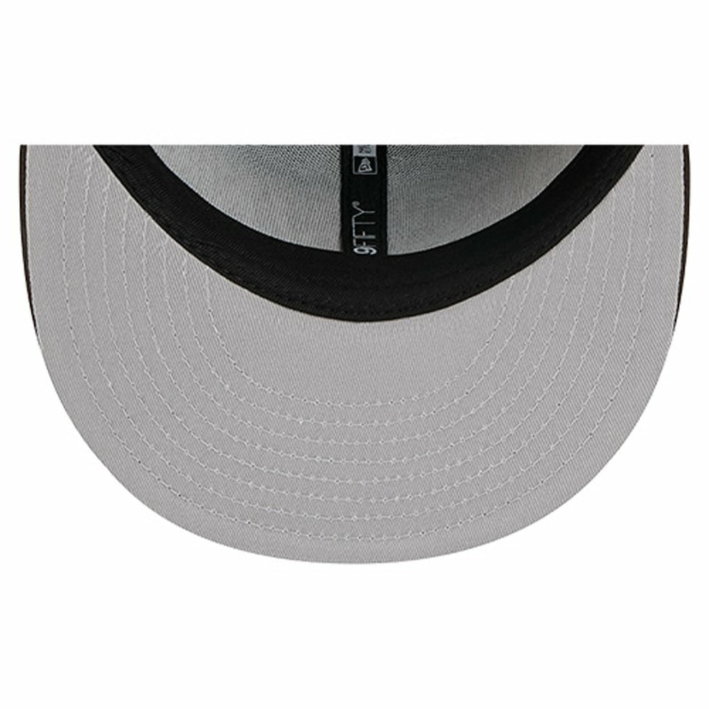Cleveland Browns New Era Overlap Wordmark 59FIFTY Fitted Hat - Brown Hats