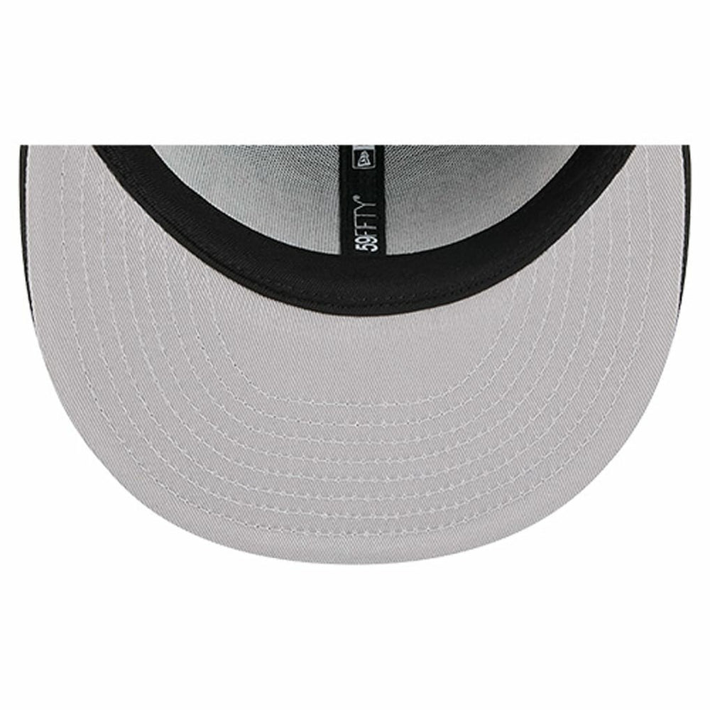 Cincinnati Bengals New Era Overlap Wordmark 59FIFTY Fitted Hat - Black Hats