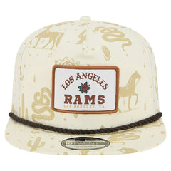 Los Angeles Rams New Era Desert Rose 19TWENTY Adjustable Hat - Cream Hats