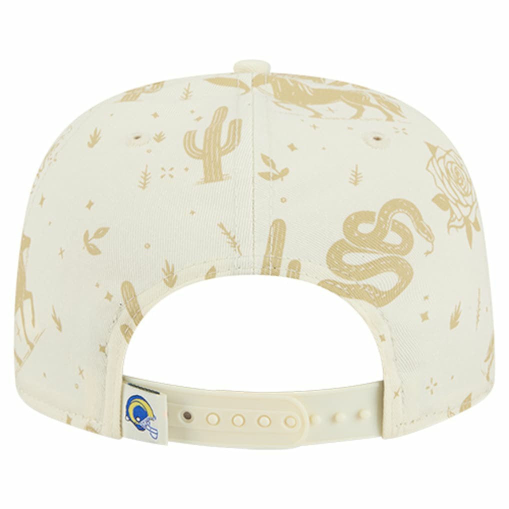 Los Angeles Rams New Era Desert Rose 19TWENTY Adjustable Hat - Cream Hats