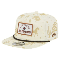 Las Vegas Raiders New Era Desert Rose 19TWENTY Adjustable Hat - Cream Hats
