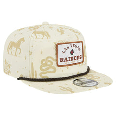 Las Vegas Raiders New Era Desert Rose 19TWENTY Adjustable Hat - Cream Hats