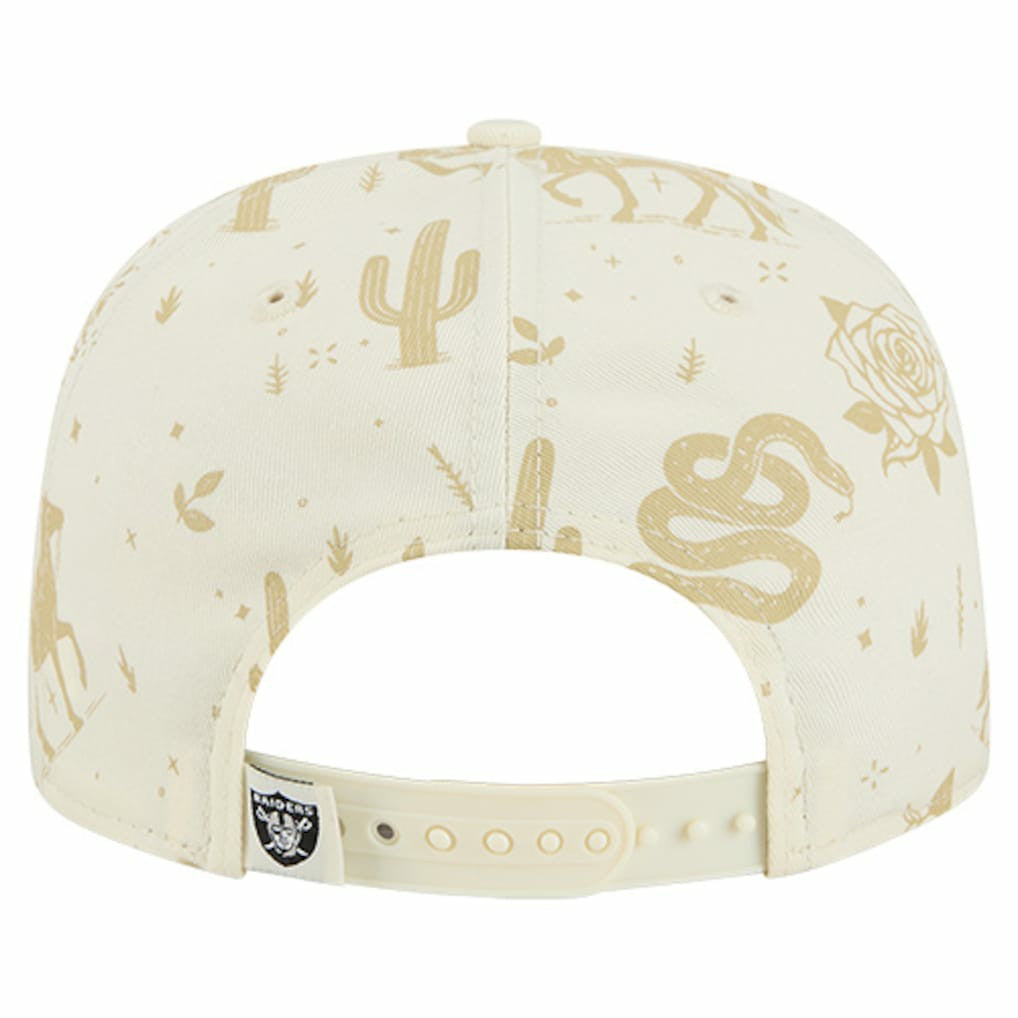 Las Vegas Raiders New Era Desert Rose 19TWENTY Adjustable Hat - Cream Hats