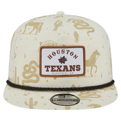 Houston Texans New Era Desert Rose 19TWENTY Adjustable Hat - Cream Hats