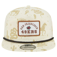 San Francisco 49ers New Era Desert Rose 19TWENTY Adjustable Hat - Cream Hats