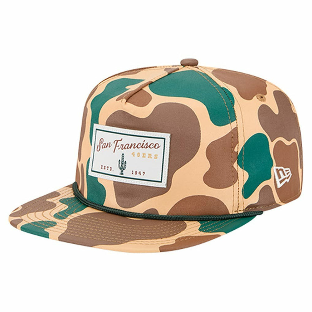San Francisco 49ers New Era Duck Rope 19TWENTY Snapback Hat - Camo Hats