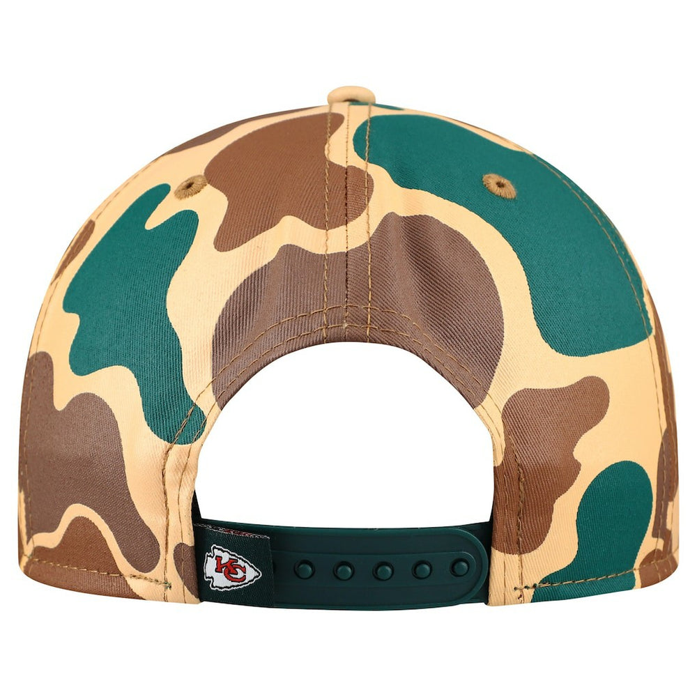 Kansas City Chiefs New Era Duck Rope 19TWENTY Snapback Hat - Camo Hats