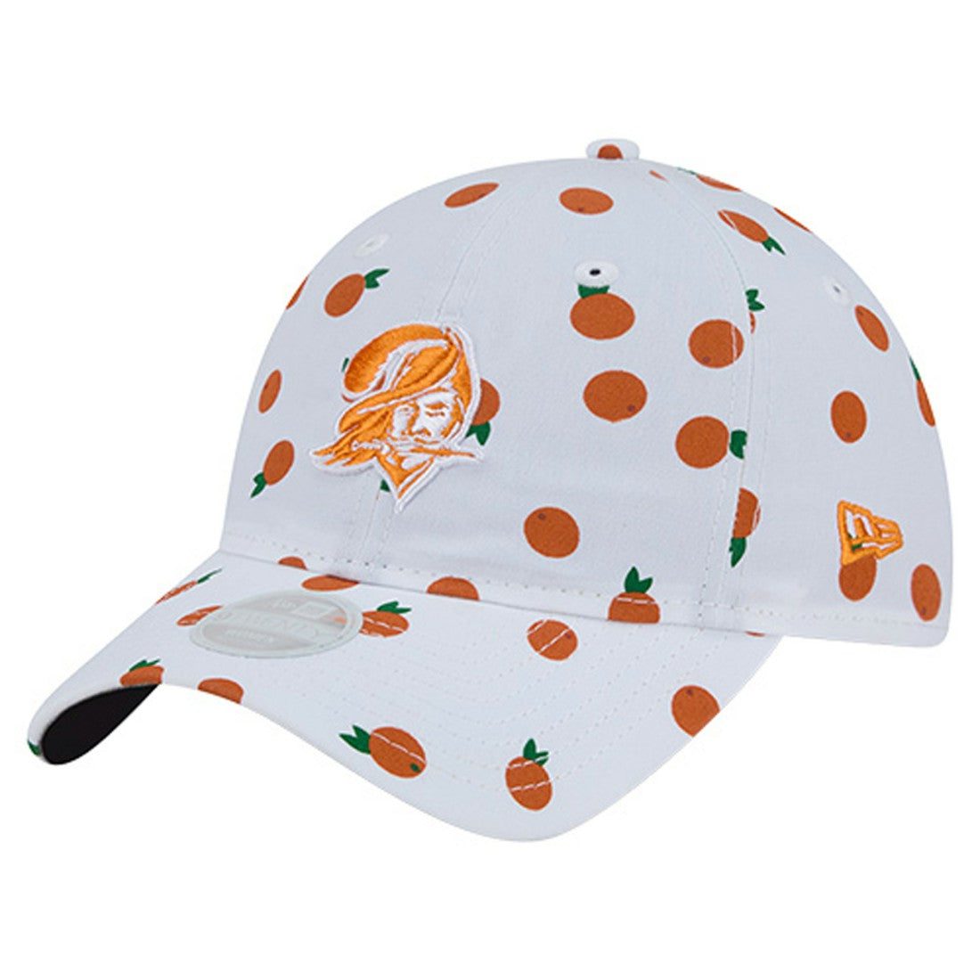 Tampa Bay Buccaneers New Era Women's Fruit Pattern 9TWENTY Adjustable Hat - White Hats