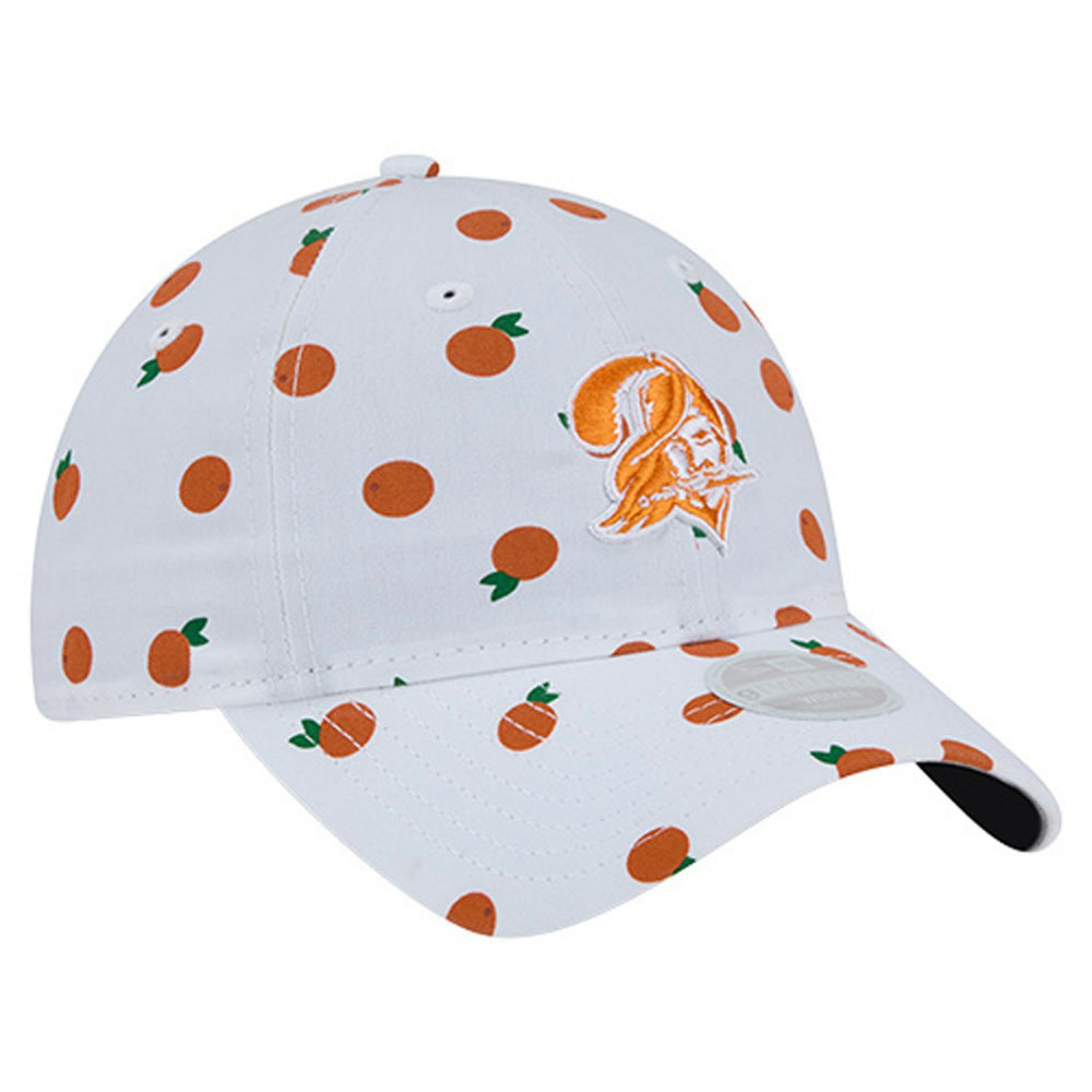 Tampa Bay Buccaneers New Era Women's Fruit Pattern 9TWENTY Adjustable Hat - White Hats