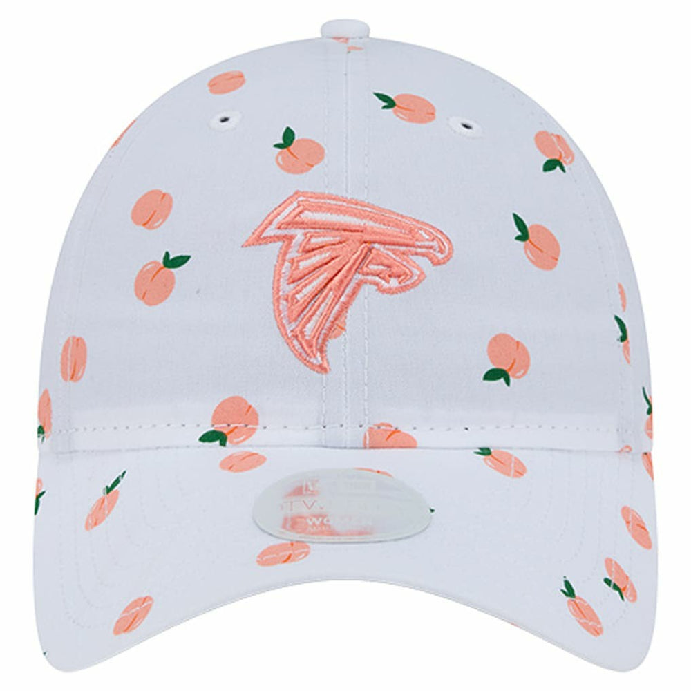 Atlanta Falcons New Era Women's Fruit Pattern 9TWENTY Adjustable Hat - White Hats