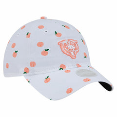 Chicago Bears New Era Women's Fruit Pattern 9TWENTY Adjustable Hat - White Hats