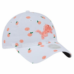Detroit Lions New Era Women's Fruit Pattern 9TWENTY Adjustable Hat - White Hats