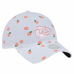 Kansas City Chiefs New Era Women's Fruit Pattern 9TWENTY Adjustable Hat - White Hats