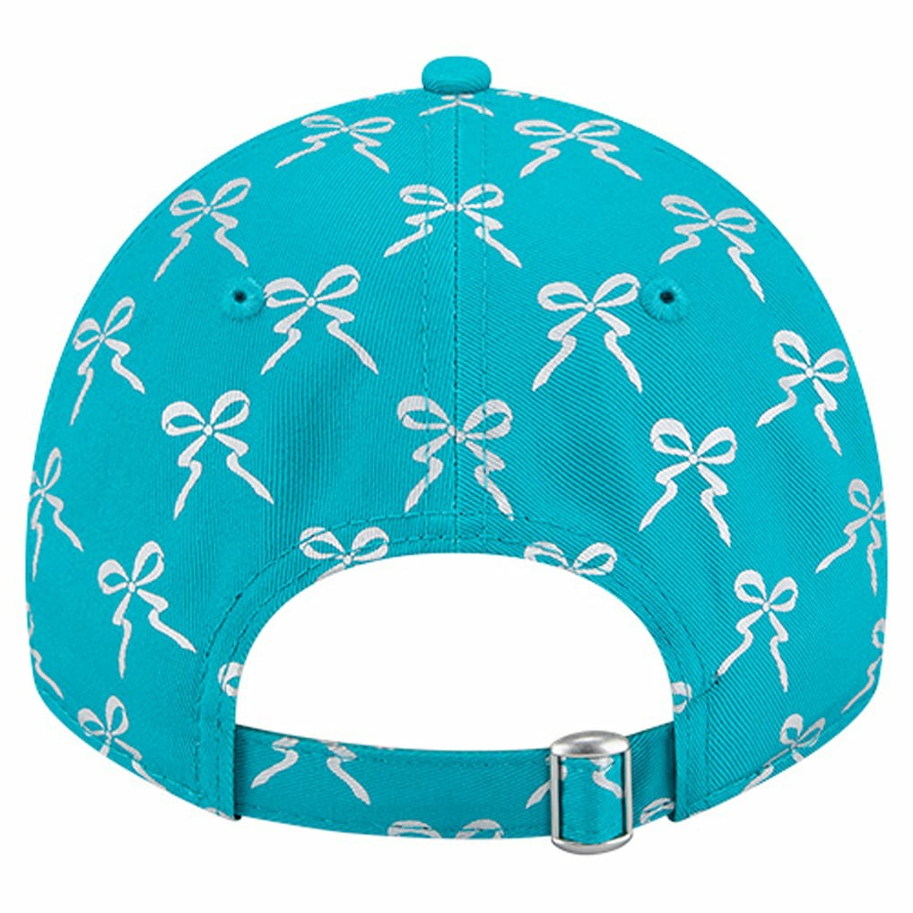 Miami Dolphins New Era Women's Ribbon 9TWENTY Adjustable Hat - Aqua Hats