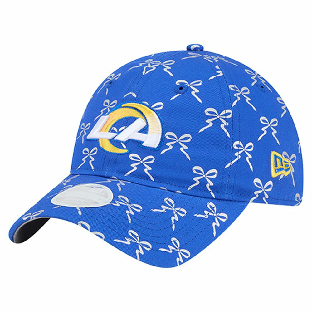 Los Angeles Rams New Era Women's Ribbon 9TWENTY Adjustable Hat - Royal Hats
