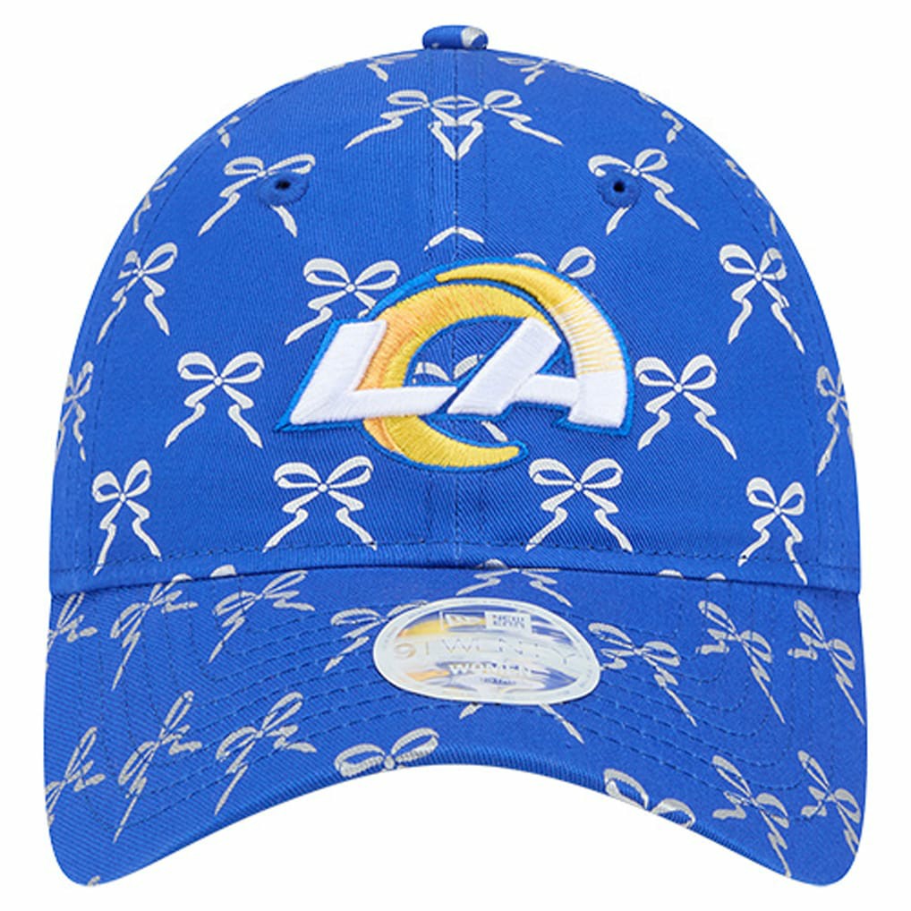 Los Angeles Rams New Era Women's Ribbon 9TWENTY Adjustable Hat - Royal Hats