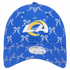 Los Angeles Rams New Era Women's Ribbon 9TWENTY Adjustable Hat - Royal Hats