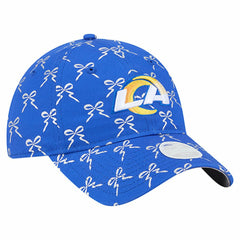 Los Angeles Rams New Era Women's Ribbon 9TWENTY Adjustable Hat - Royal Hats