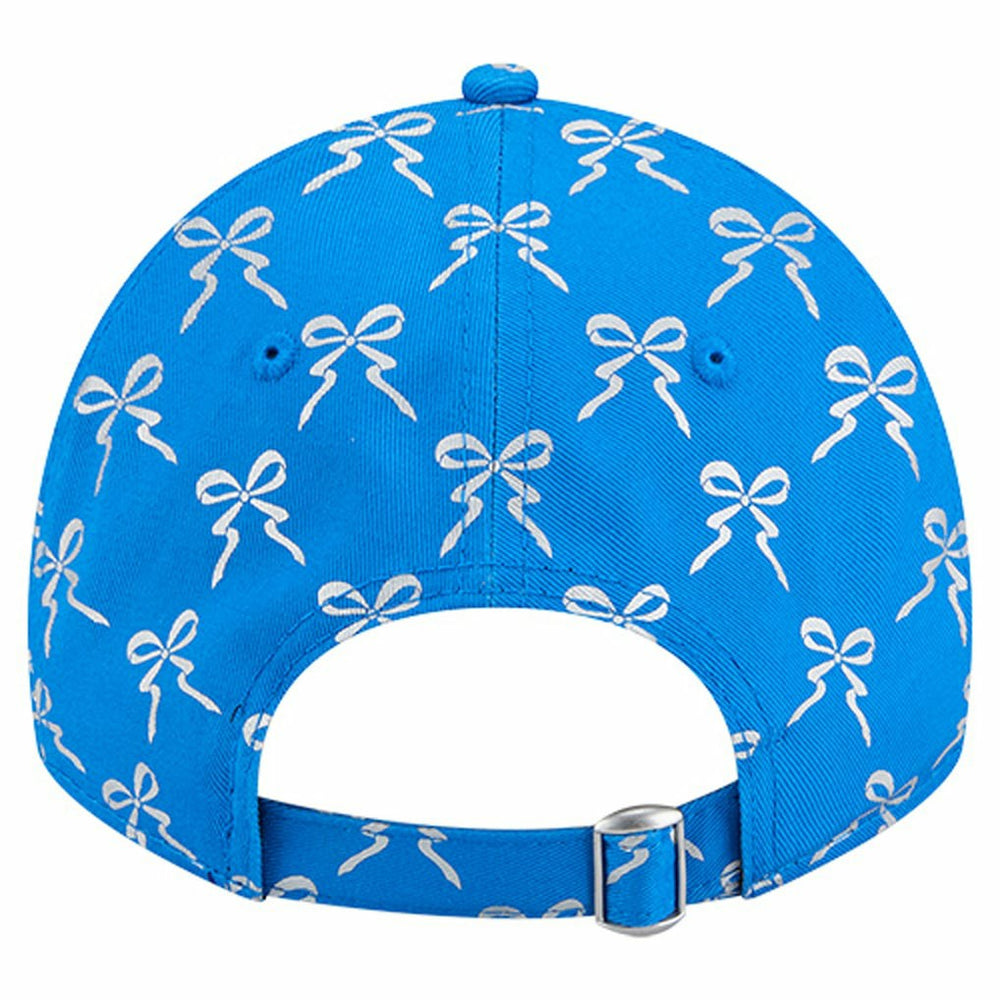 Detroit Lions New Era Women's Ribbon 9TWENTY Adjustable Hat - Blue Hats