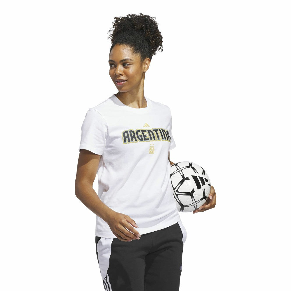 Argentina National Team Women's Jersey Hook T-Shirt White - Adidas cheap