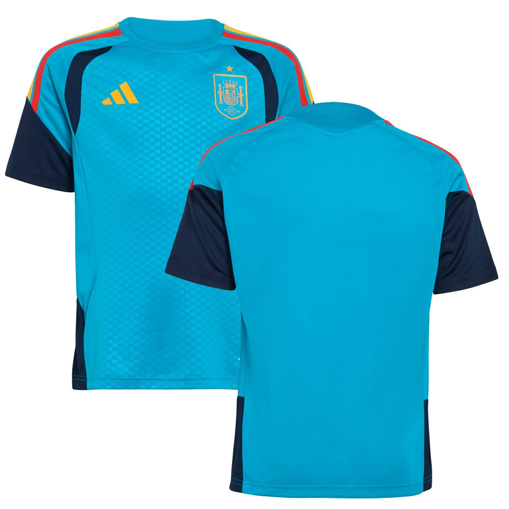 Spain National Team Youth FIFA x World Cup 2026 Tiro Training Jersey Turquoise - Adidas online