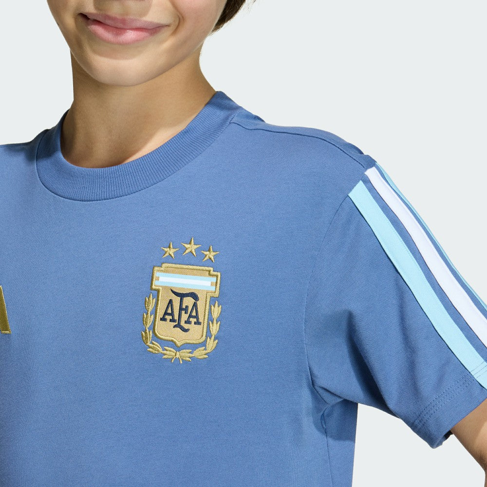 Argentina National Team Youth FIFA x World Cup Alphaskin T-Shirt Blue - Adidas