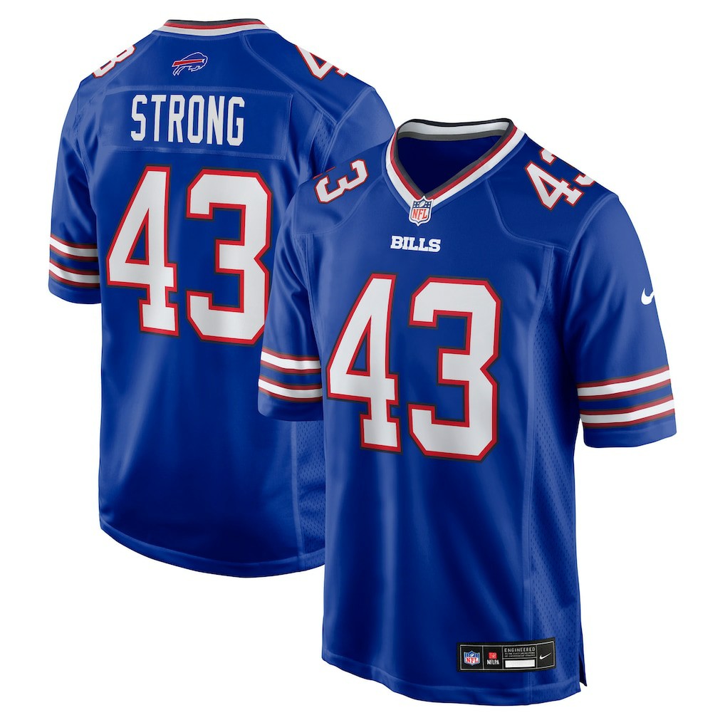 Dorian Strong Buffalo Bills Team Game Jersey - Royal Jerseys
