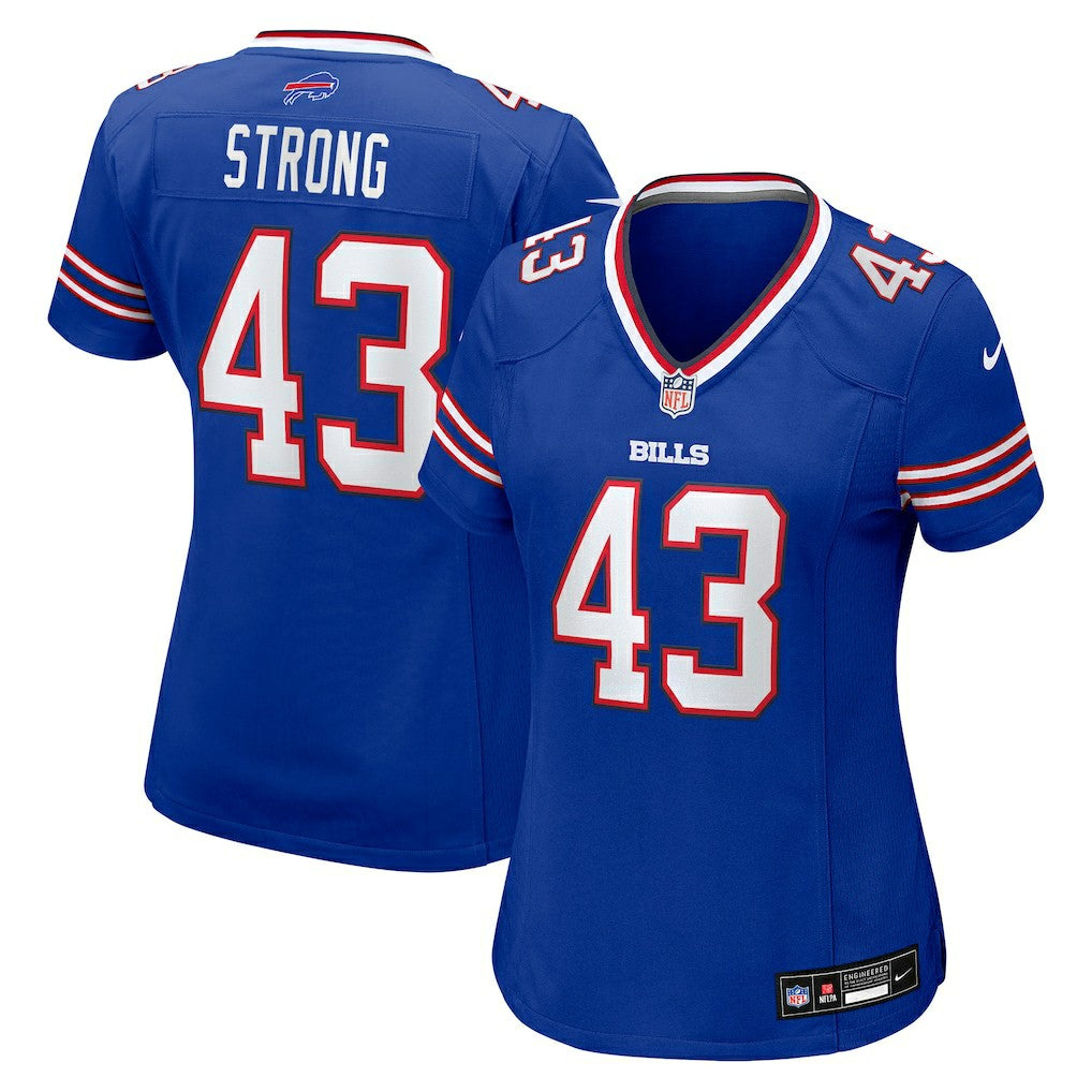 Dorian Strong Buffalo Bills Women's Team Game Jersey - Royal Jerseys