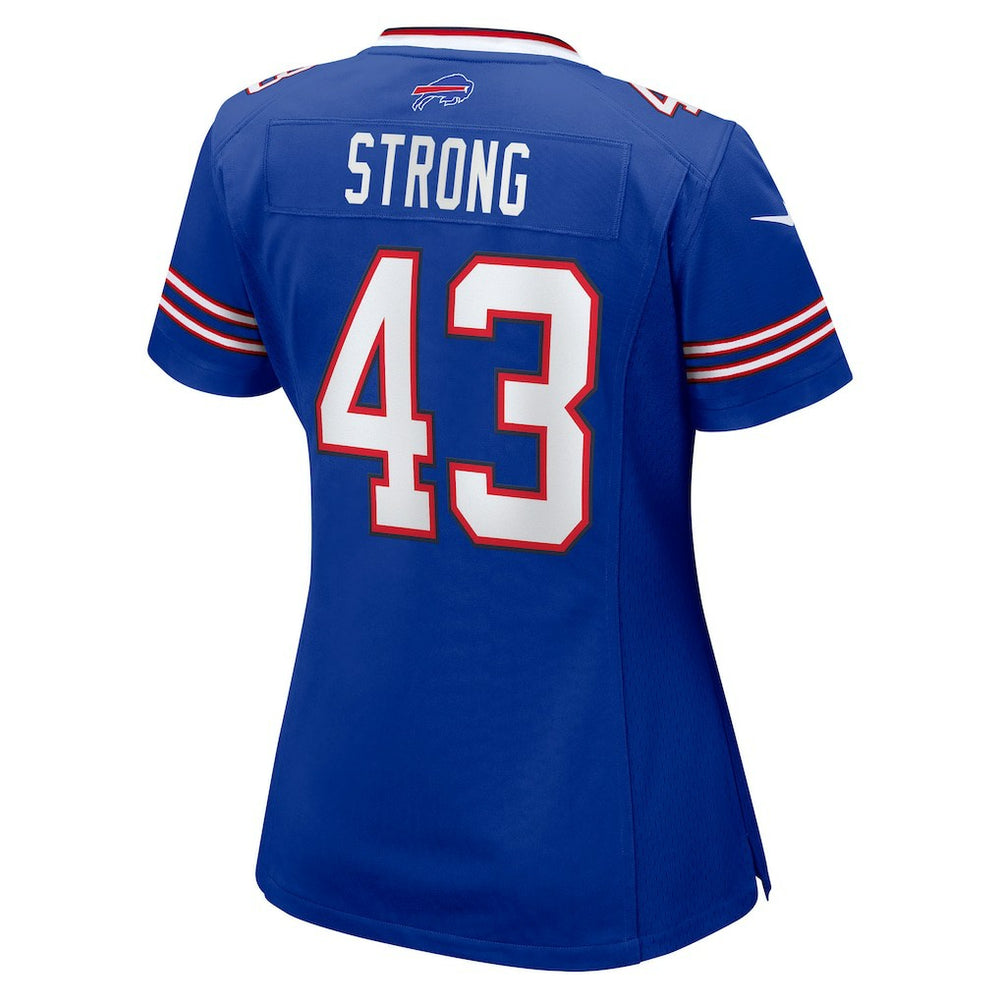 Dorian Strong Buffalo Bills Women's Team Game Jersey - Royal Jerseys