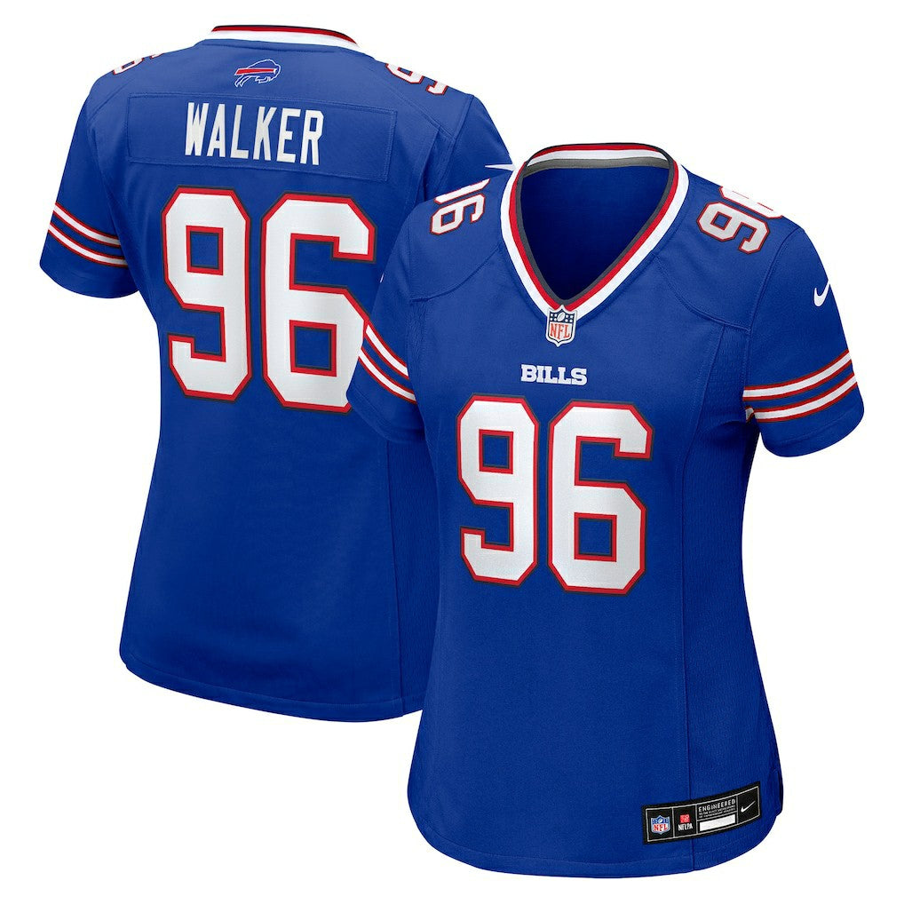 Deone Walker Buffalo Bills Women's Team Game Jersey - Royal Jerseys
