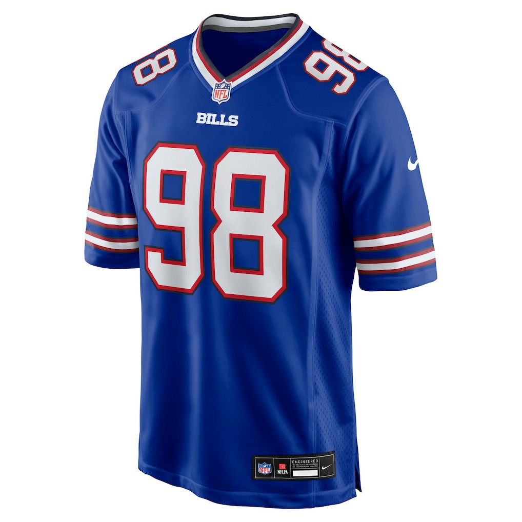 T.J. Sanders Buffalo Bills Team Game Jersey - Royal Jerseys