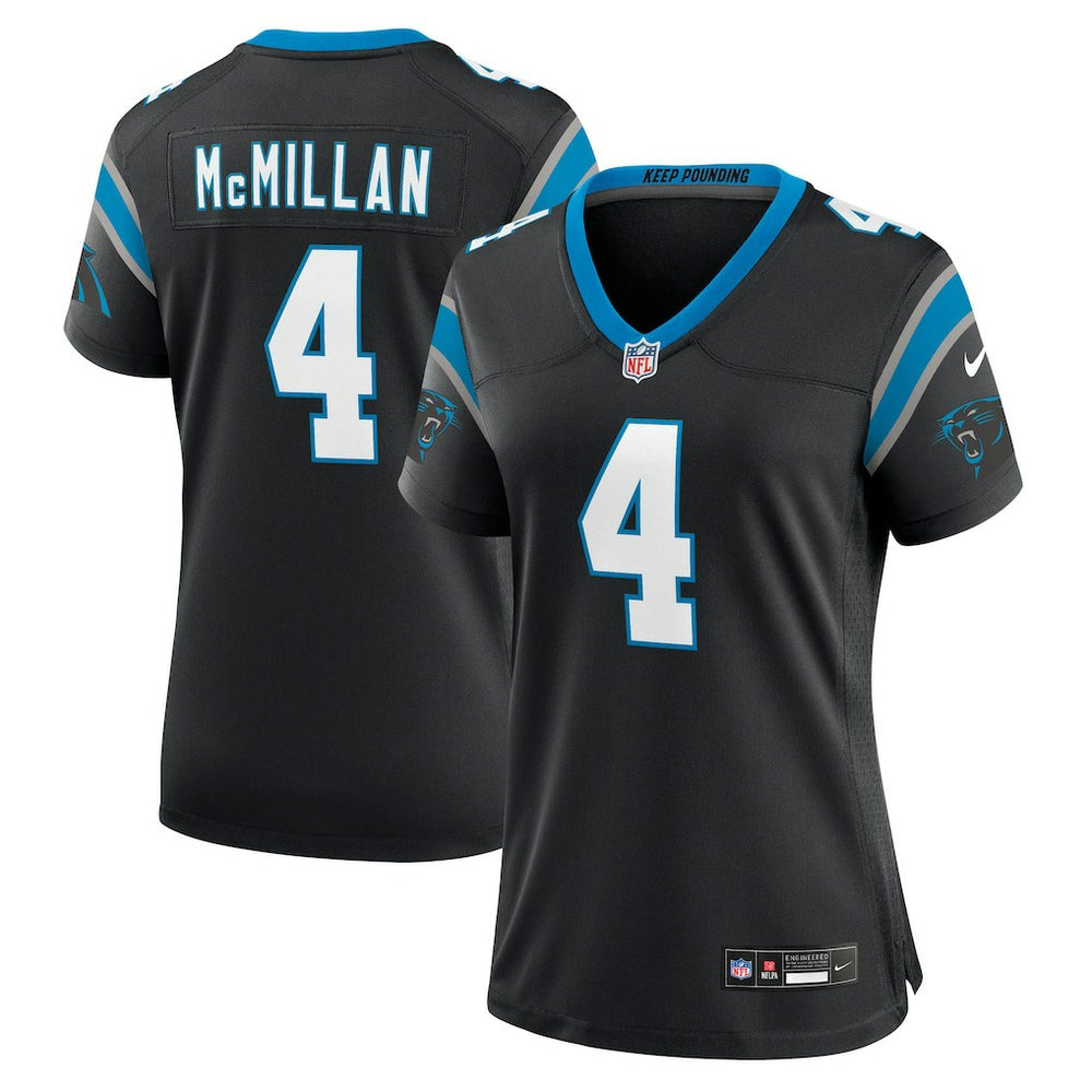 Tetairoa McMillan Carolina Panthers Women's Team Game Jersey - Black Jerseys