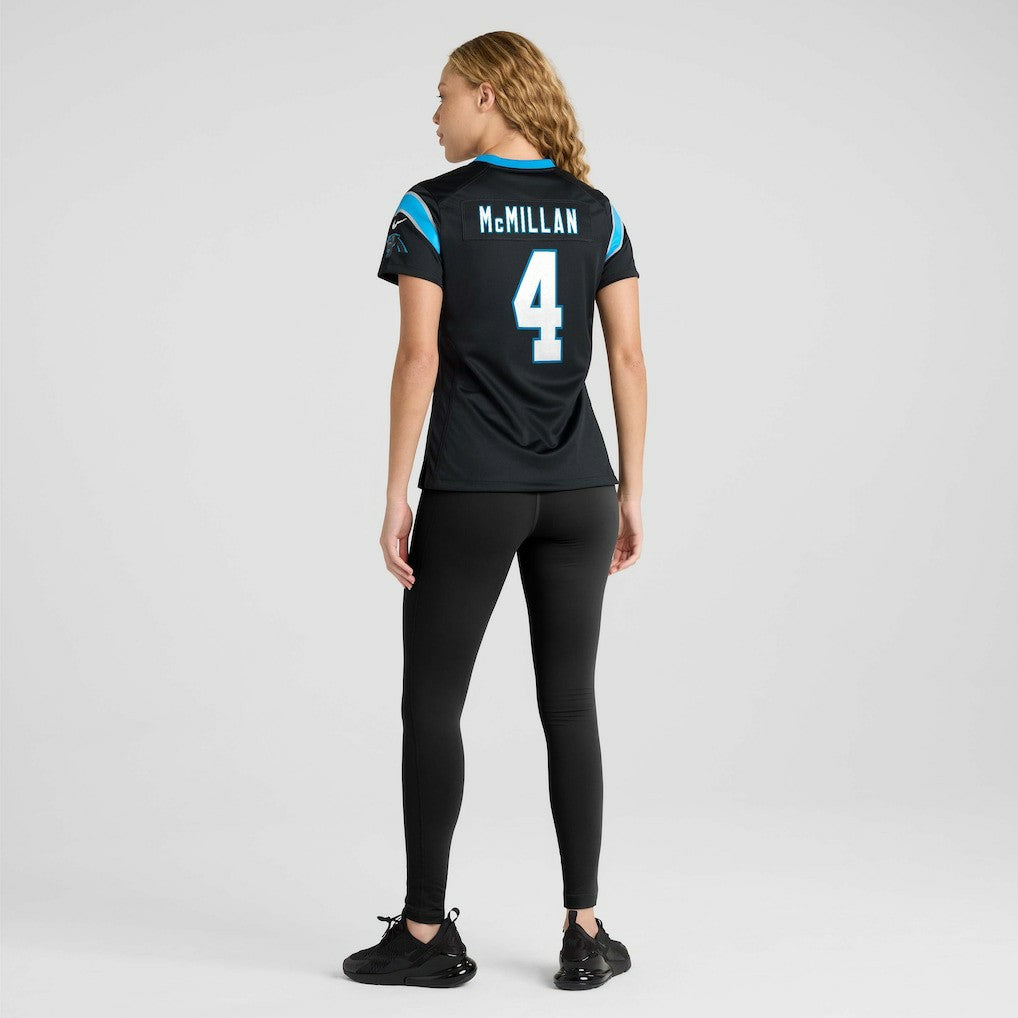Tetairoa McMillan Carolina Panthers Women's Team Game Jersey - Black Jerseys