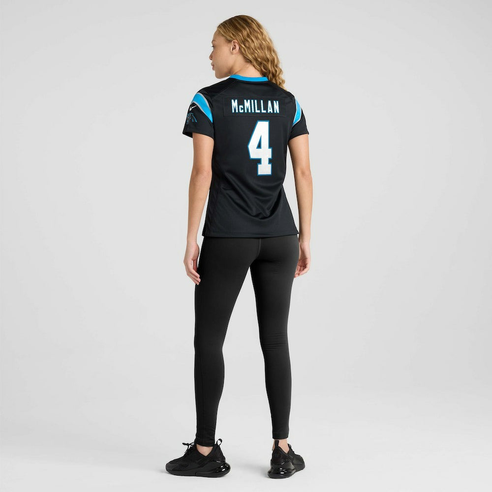 Tetairoa McMillan Carolina Panthers Women's Team Game Jersey - Black Jerseys