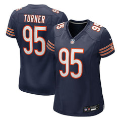 Shemar Turner Chicago Bears Women's Team Game Jersey - Navy Jerseys