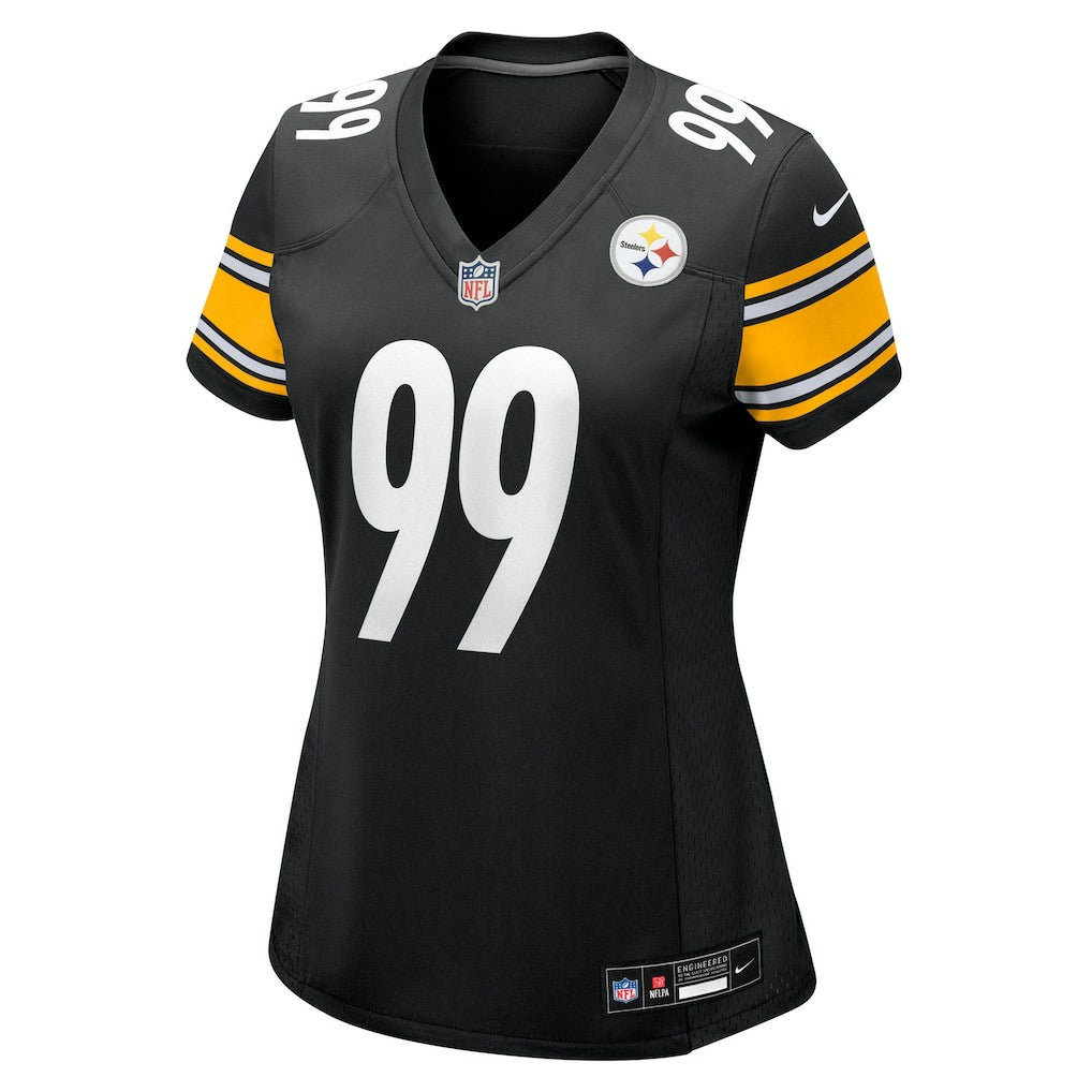 Derrick Harmon Pittsburgh Steelers Women's Team Game Jersey - Black Jerseys
