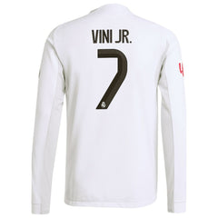 Vini Jr. Real Madrid 2025/26 Home Long Sleeve Jersey White - Adidas outlet