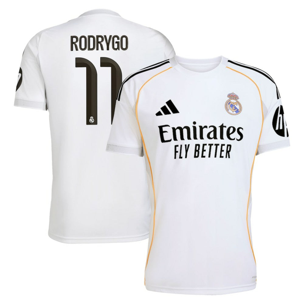Rodrygo Real Madrid 2025/26 Home Replica Jersey White - Adidas outlet