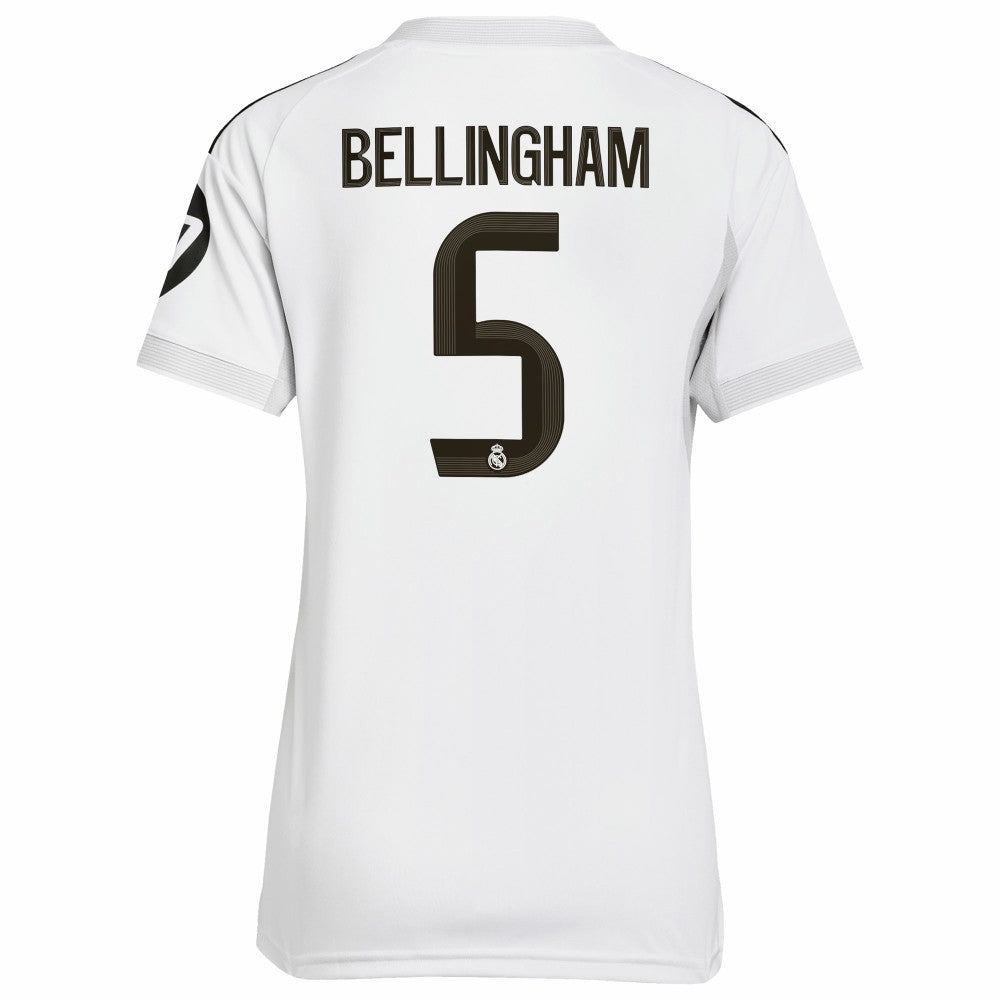 Jude Bellingham Real Madrid Women's 2025/26 Home Replica Jersey White - Adidas discount