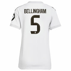 Jude Bellingham Real Madrid Women's 2025/26 Home Replica Jersey White - Adidas discount