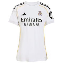 Vini Jr. Real Madrid Women's 2025/26 Home Replica Jersey White - Adidas on sale