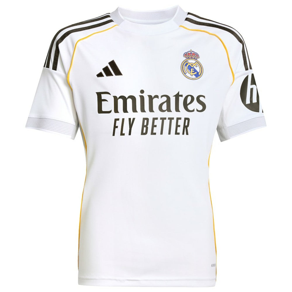 Jude Bellingham Real Madrid Youth 2025/26 Home Replica Jersey White - Adidas for sale